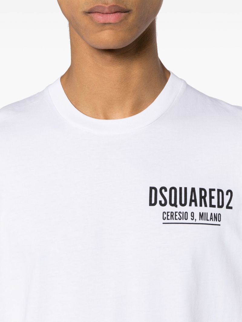 White Ceresio-9 Cotton T-shirt