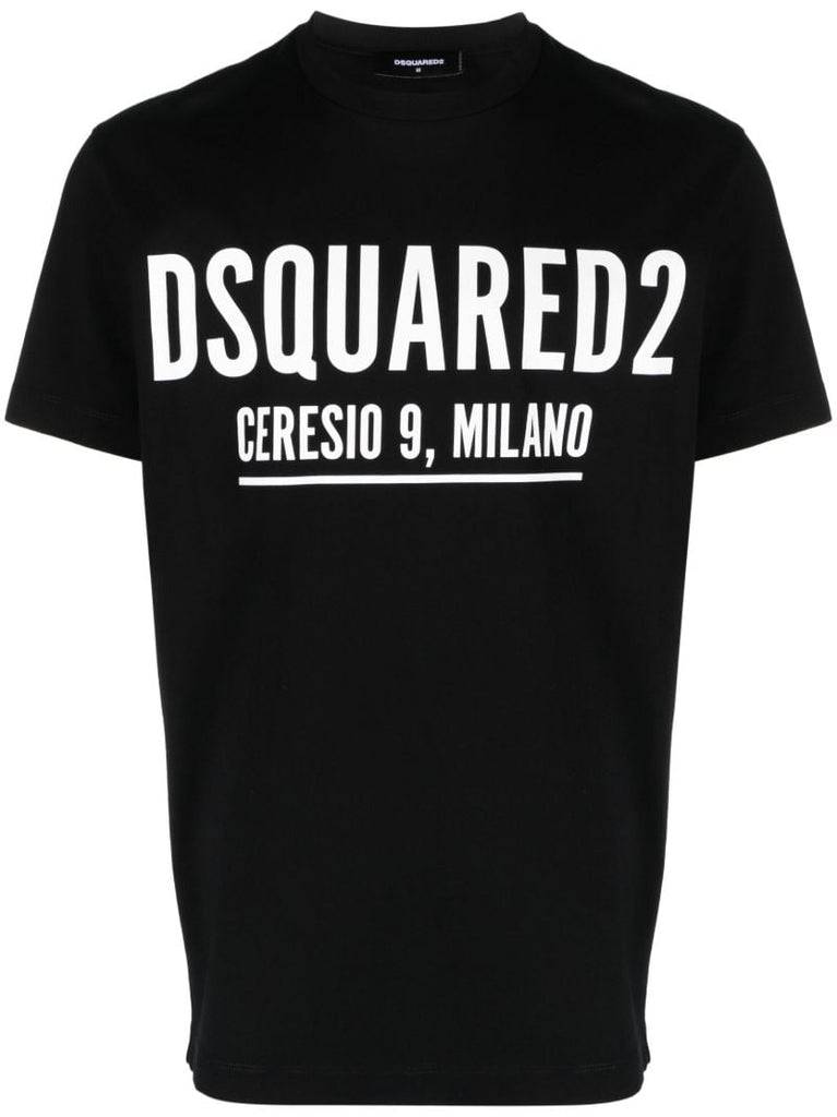 Black Ceresio 9 Logo-print T-shirt