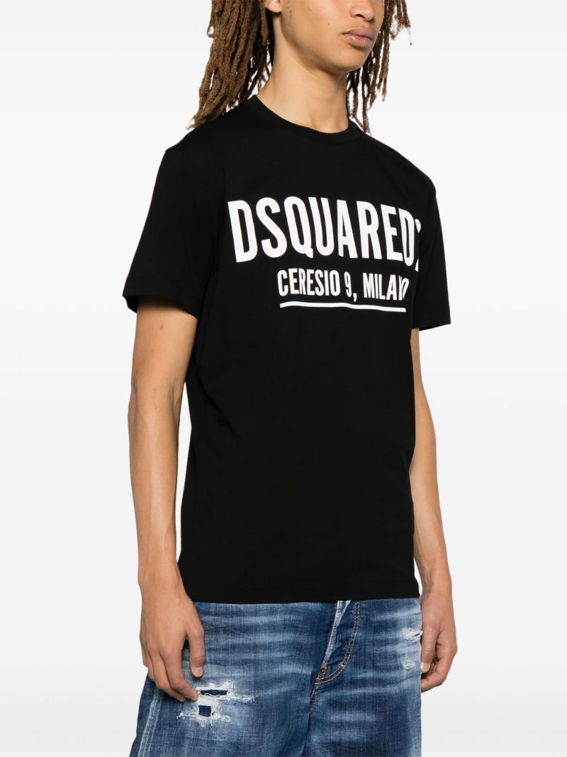 Black Ceresio 9 Logo-print T-shirt