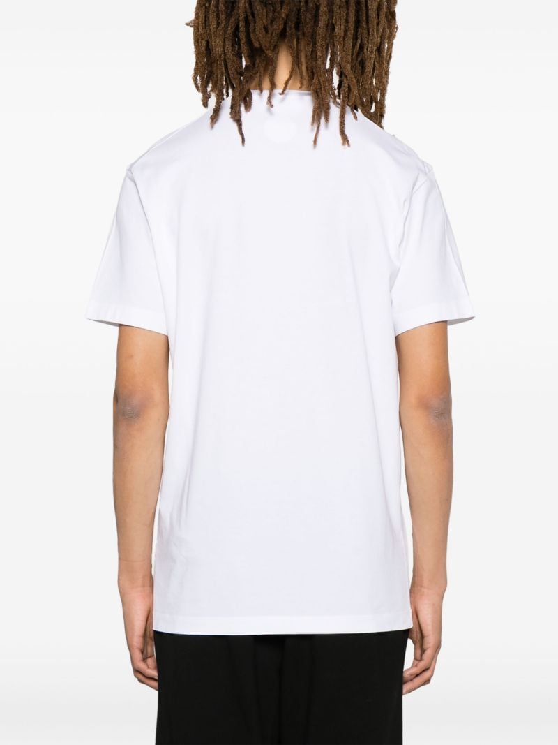 White Ceresio 9 Logo-print T-shirt