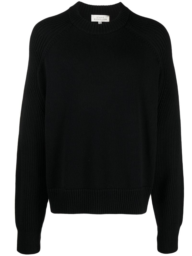 Blue Merino-wool Sweater