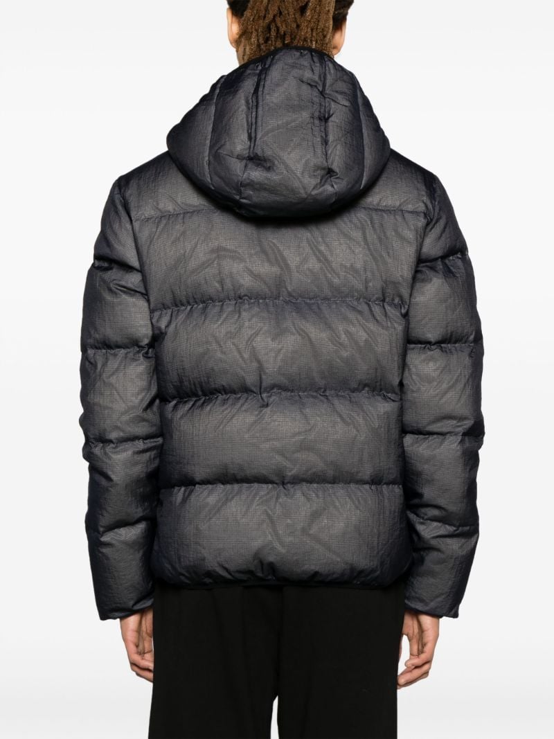 Blue Down Filled Padded Jacket