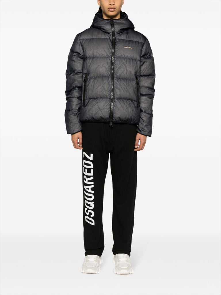 Blue Down Filled Padded Jacket