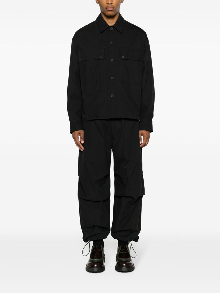 Blue Drawstring Track Pants