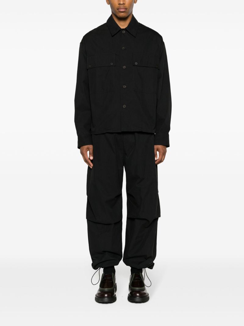 Blue Drawstring Track Pants
