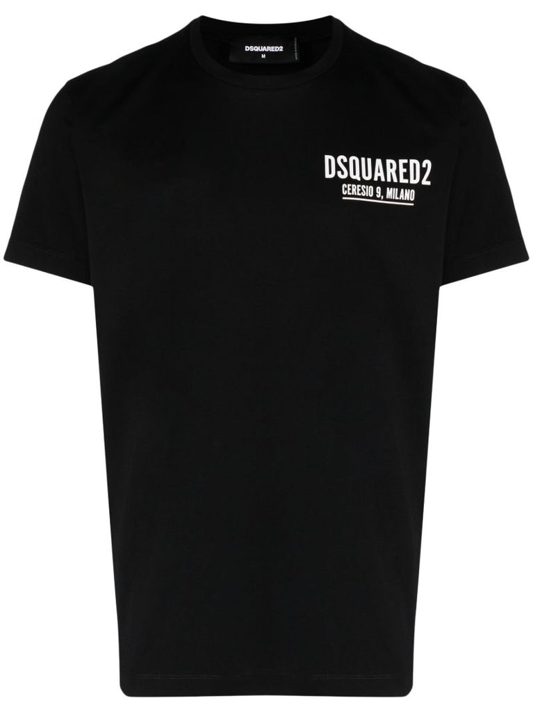 Black Ceresio-9 Cotton T-shirt