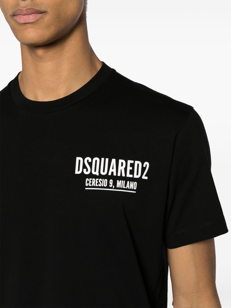 Black Ceresio-9 Cotton T-shirt