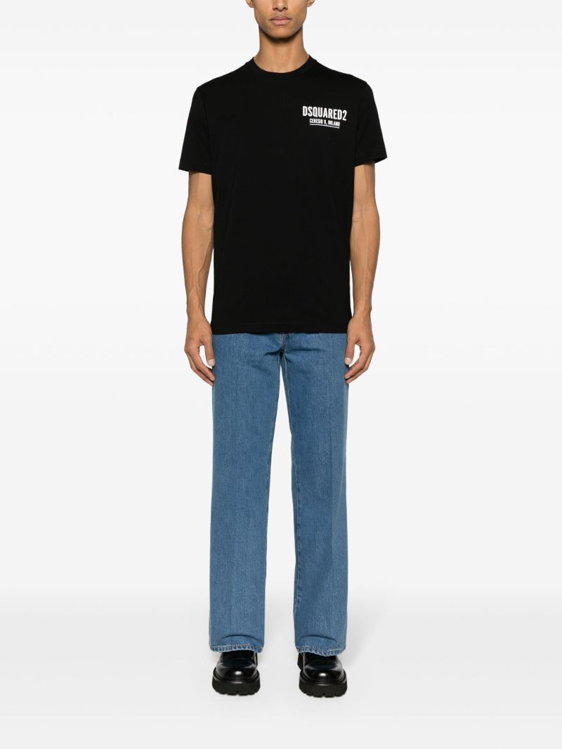 Black Ceresio-9 Cotton T-shirt