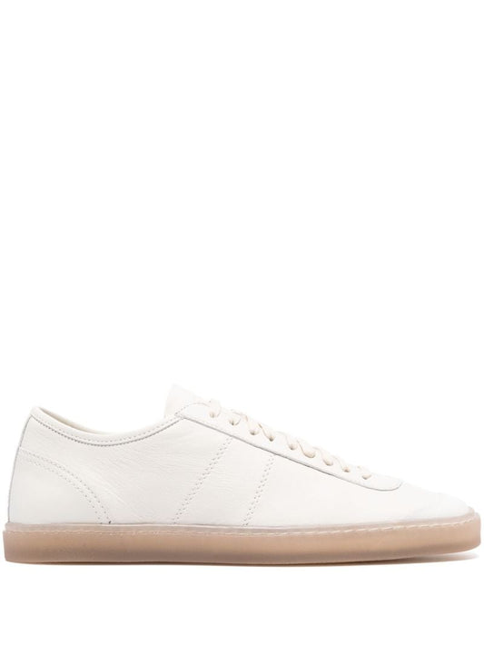 White Linoleum Leather Sneakers