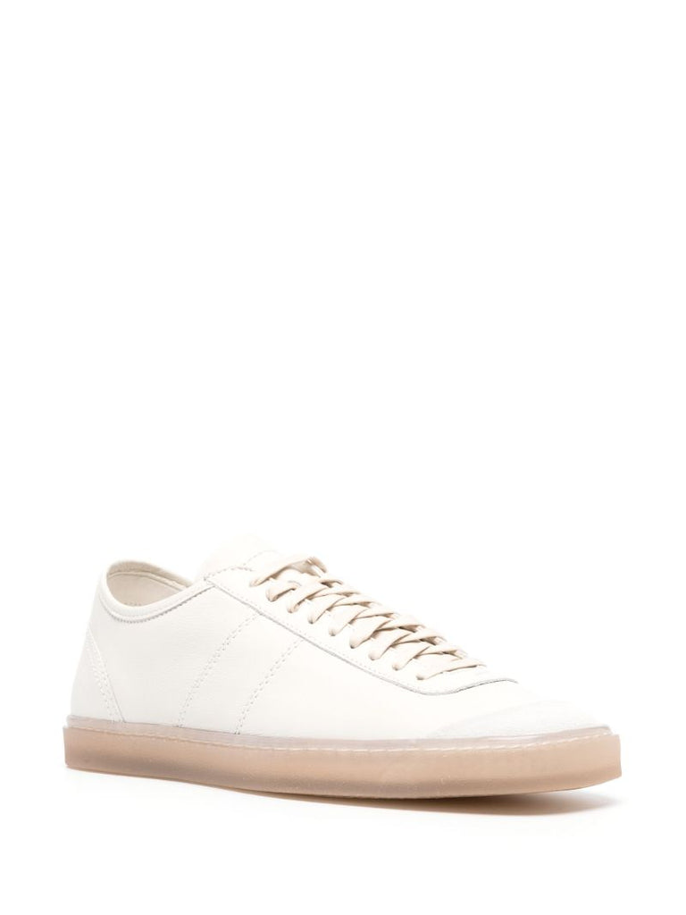 Neutral Linoleum Leather Sneakers