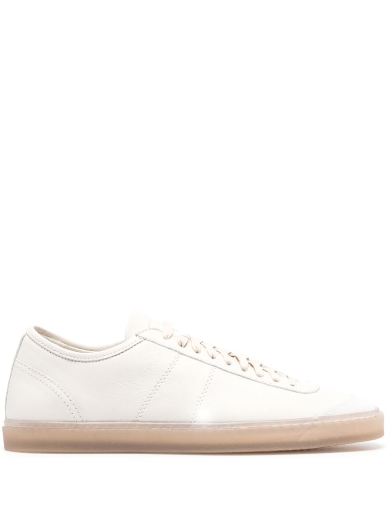 Neutral Linoleum Leather Sneakers