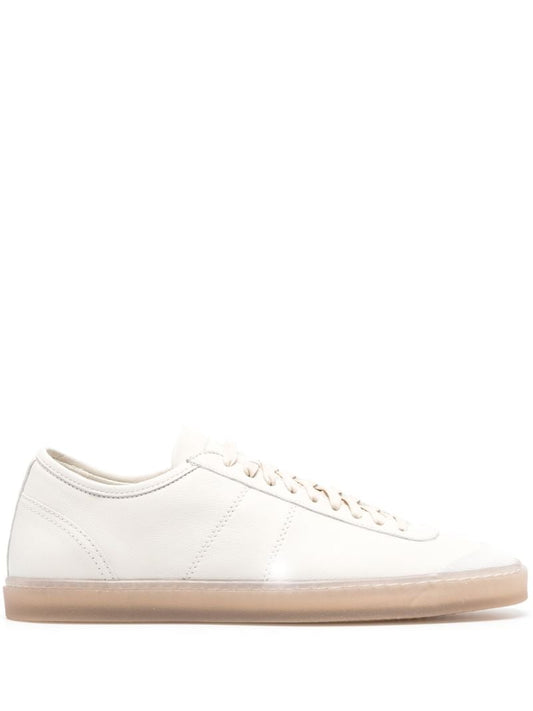 Neutral Linoleum Leather Sneakers
