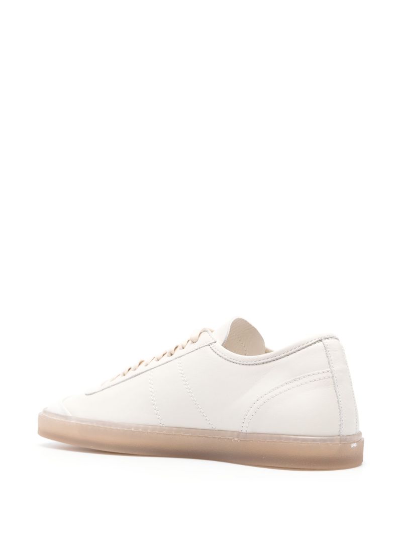 Neutral Linoleum Leather Sneakers