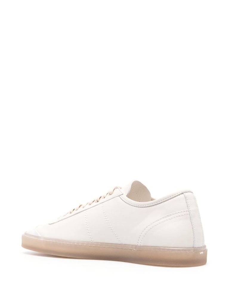 Neutral Linoleum Leather Sneakers