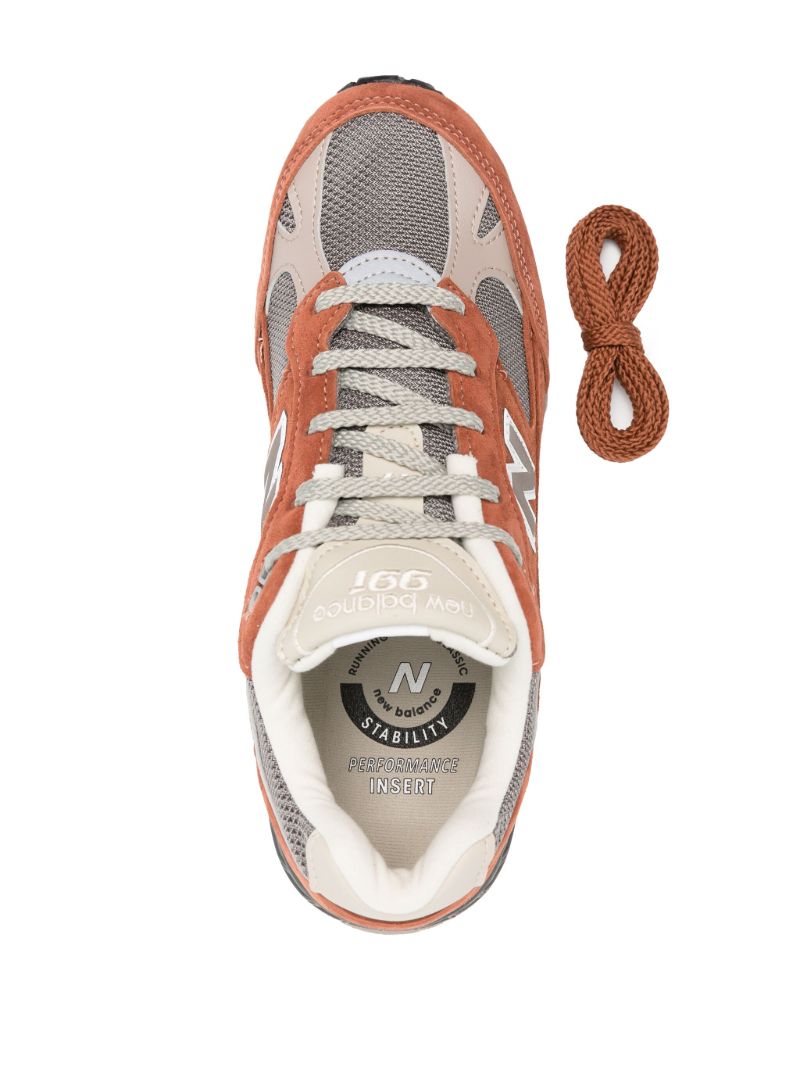 Brown Made in Uk 991 Sneakers