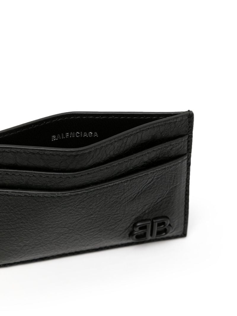 Black Monaco Leather Card Holder