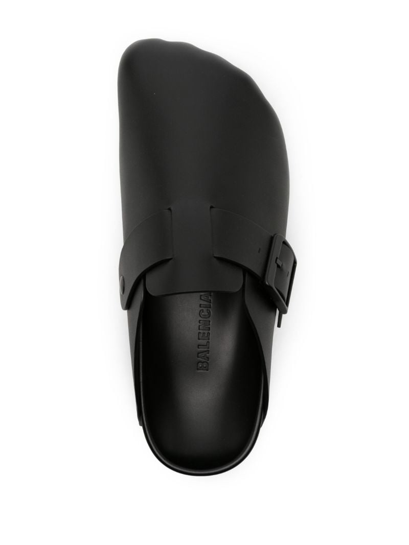 Black Sunday Leather Mules