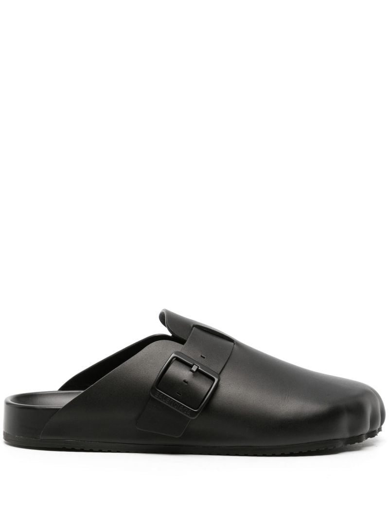 Black Sunday Leather Mules