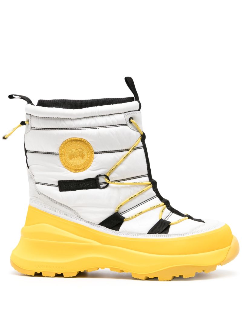 X Pyer Moss White Wild Brick 001 Boots