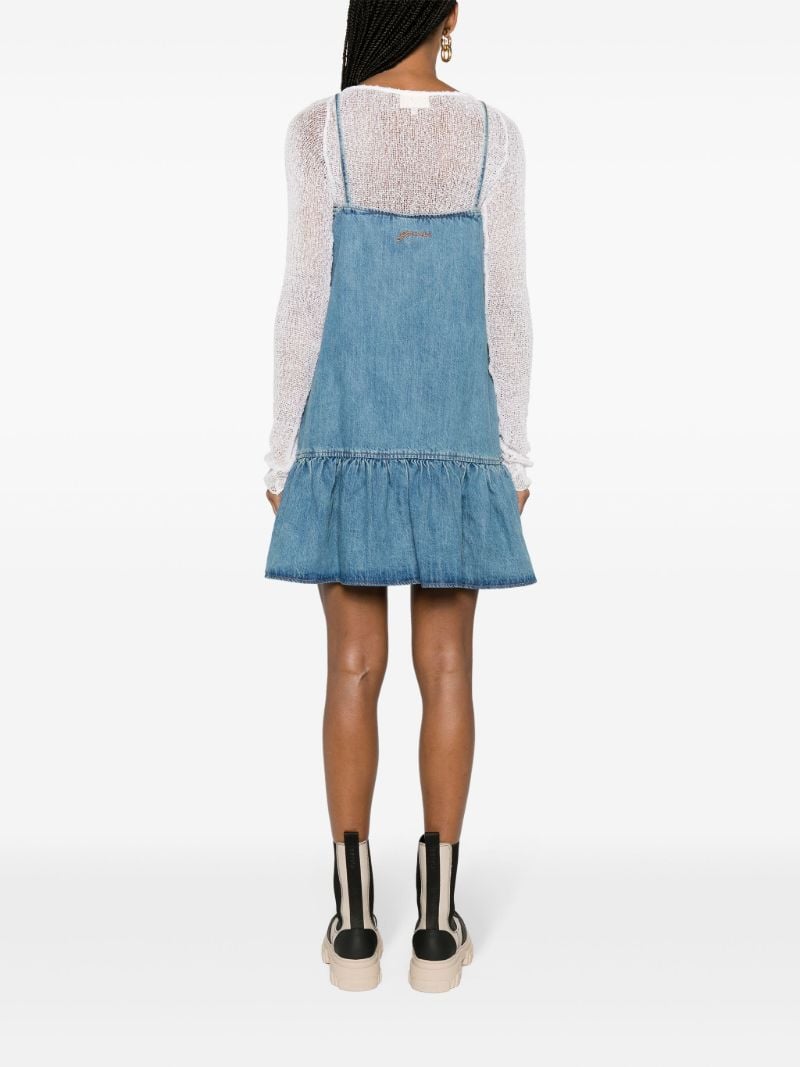 Blue Tint Denim Mini Dress