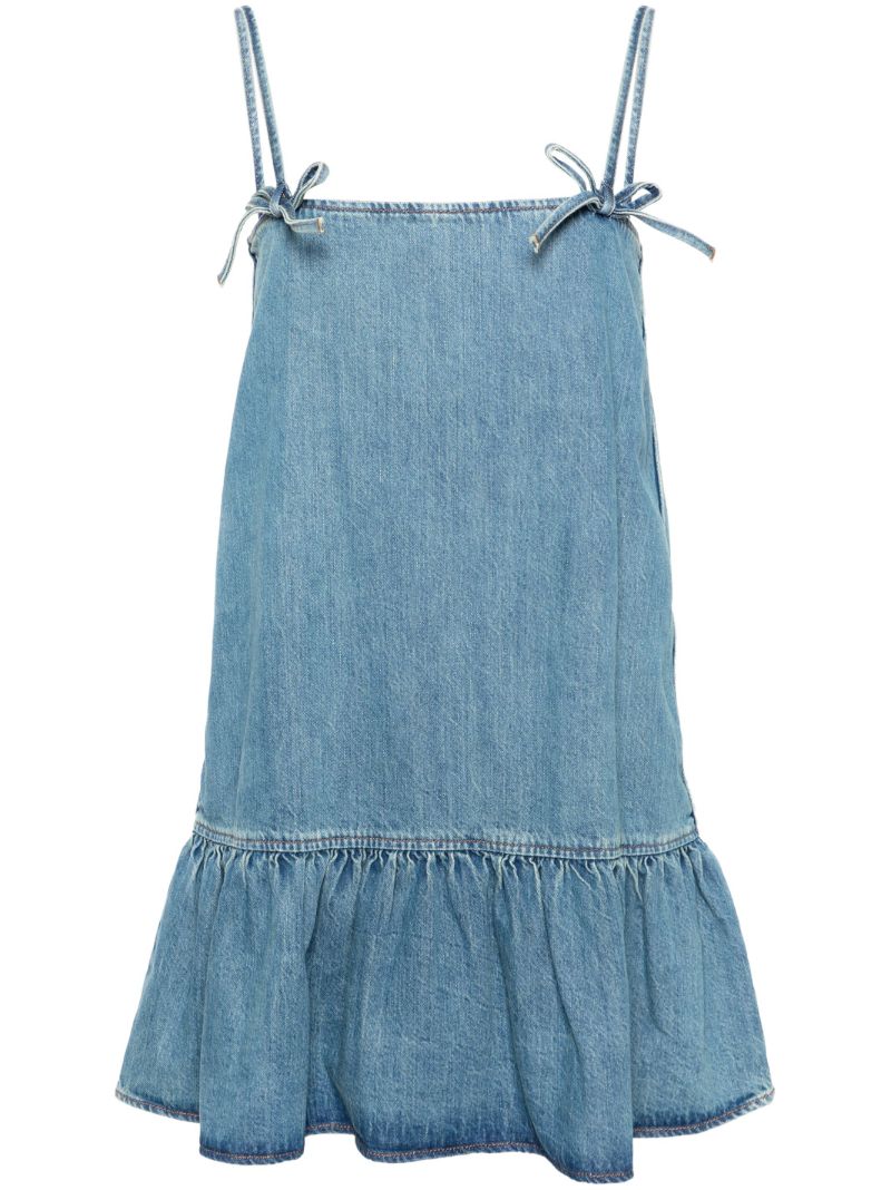 Blue Tint Denim Mini Dress