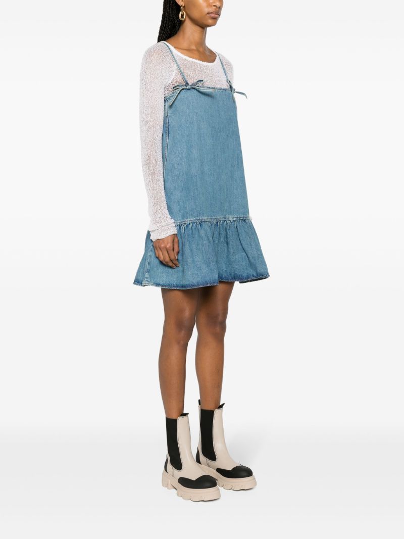 Blue Tint Denim Mini Dress