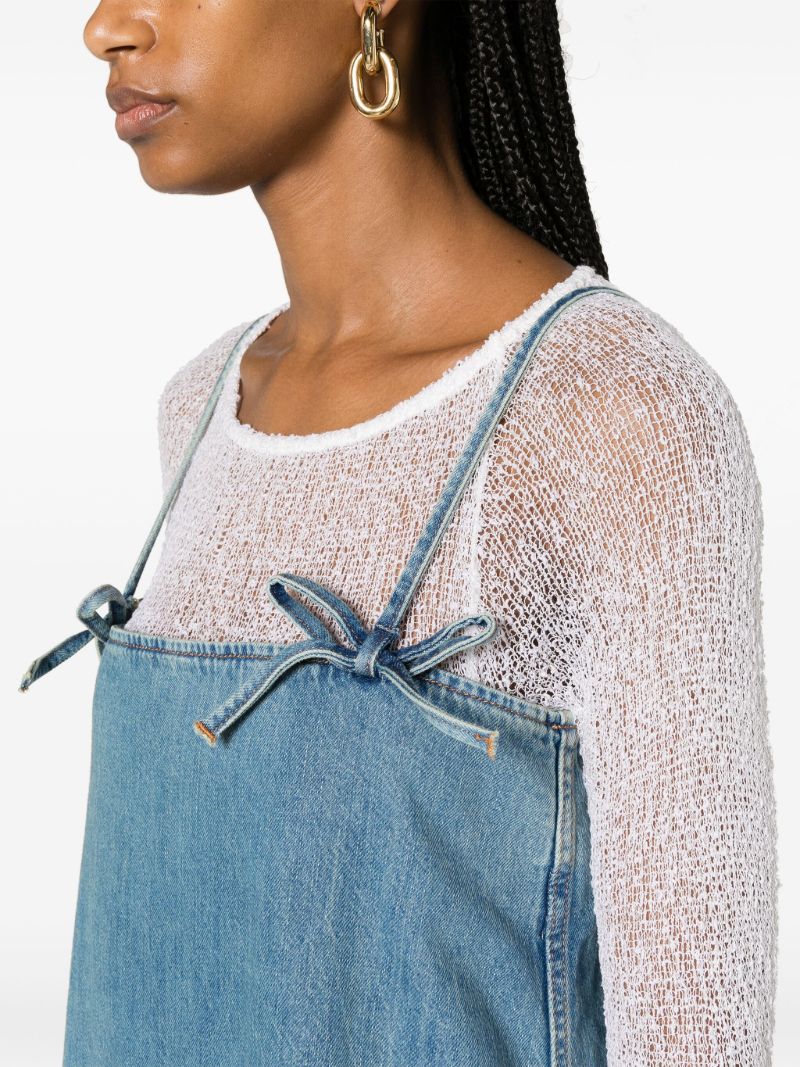 Blue Tint Denim Mini Dress