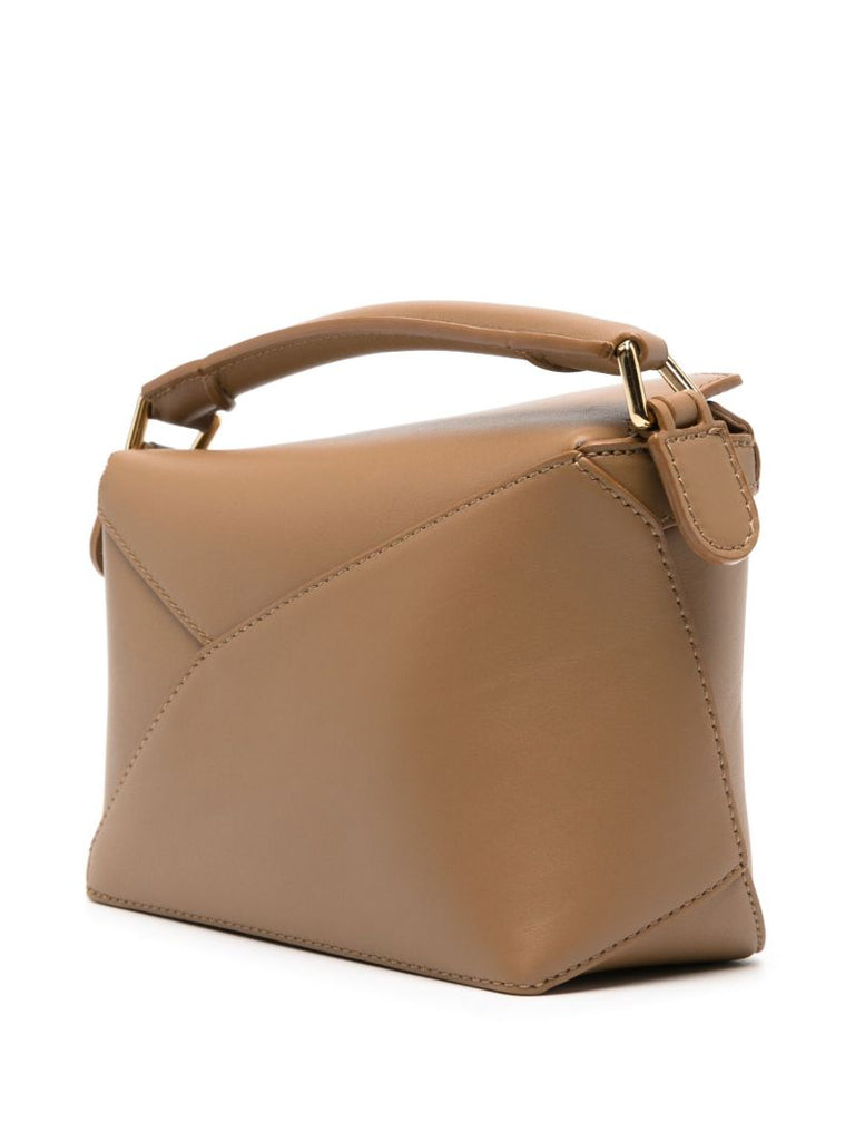 X Suna Fujita Brown Lemur Mini Puzzle Tote Bag