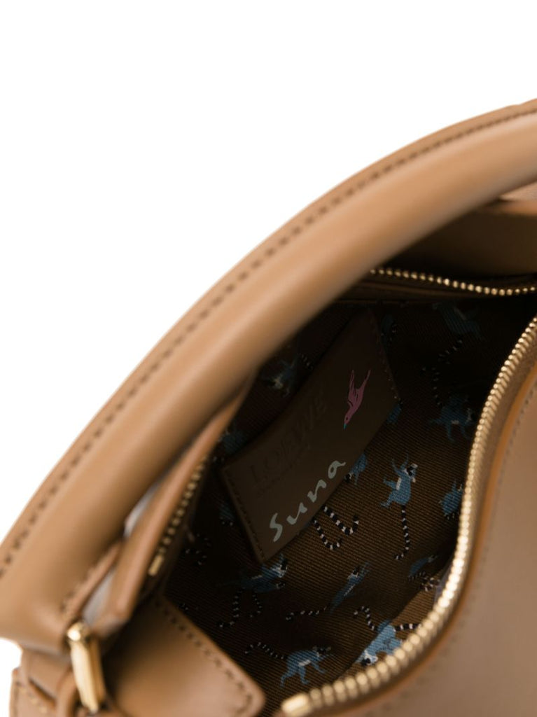 X Suna Fujita Brown Lemur Mini Puzzle Tote Bag
