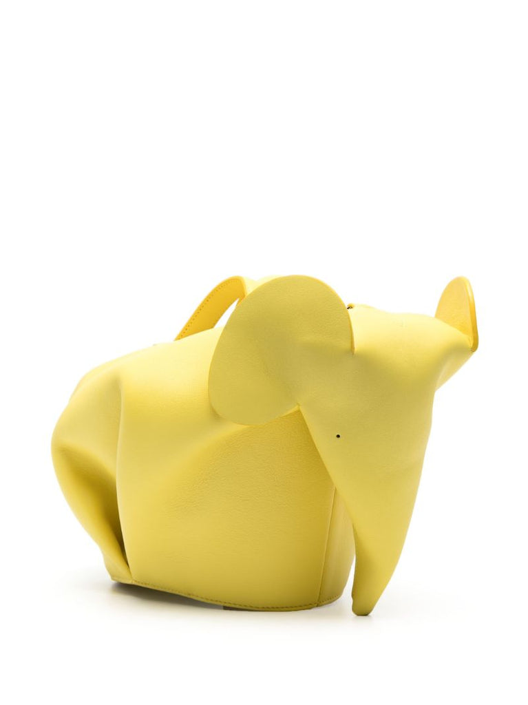 Yellow Large Elephant Tote Bag