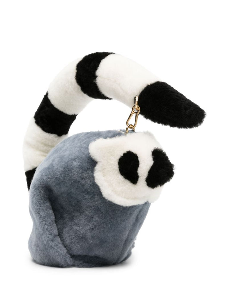 X Suna Fujita Grey Lemur Tote Bag