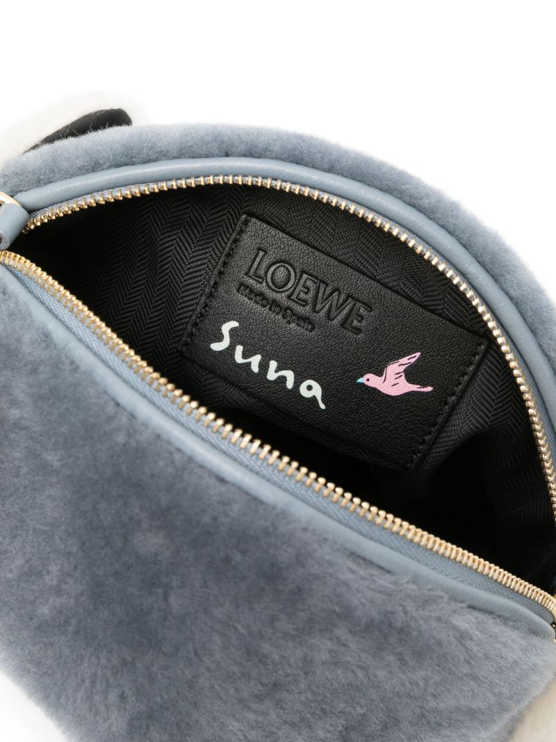 X Suna Fujita Grey Lemur Tote Bag