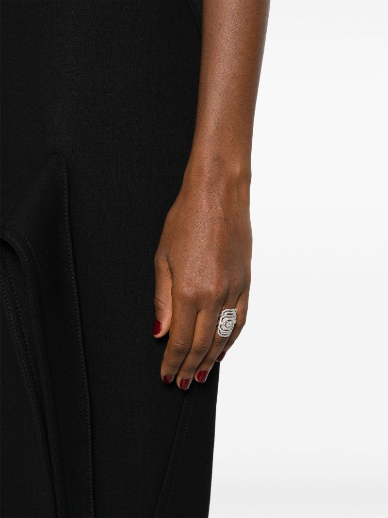 Silver Ring My Way Diamond Ring