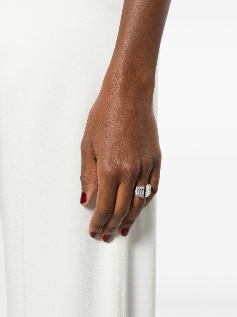 Silver Meaningful Beauties #4 Diamond Ring