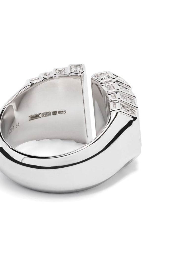 Silver Meaningful Beauties #4 Diamond Ring