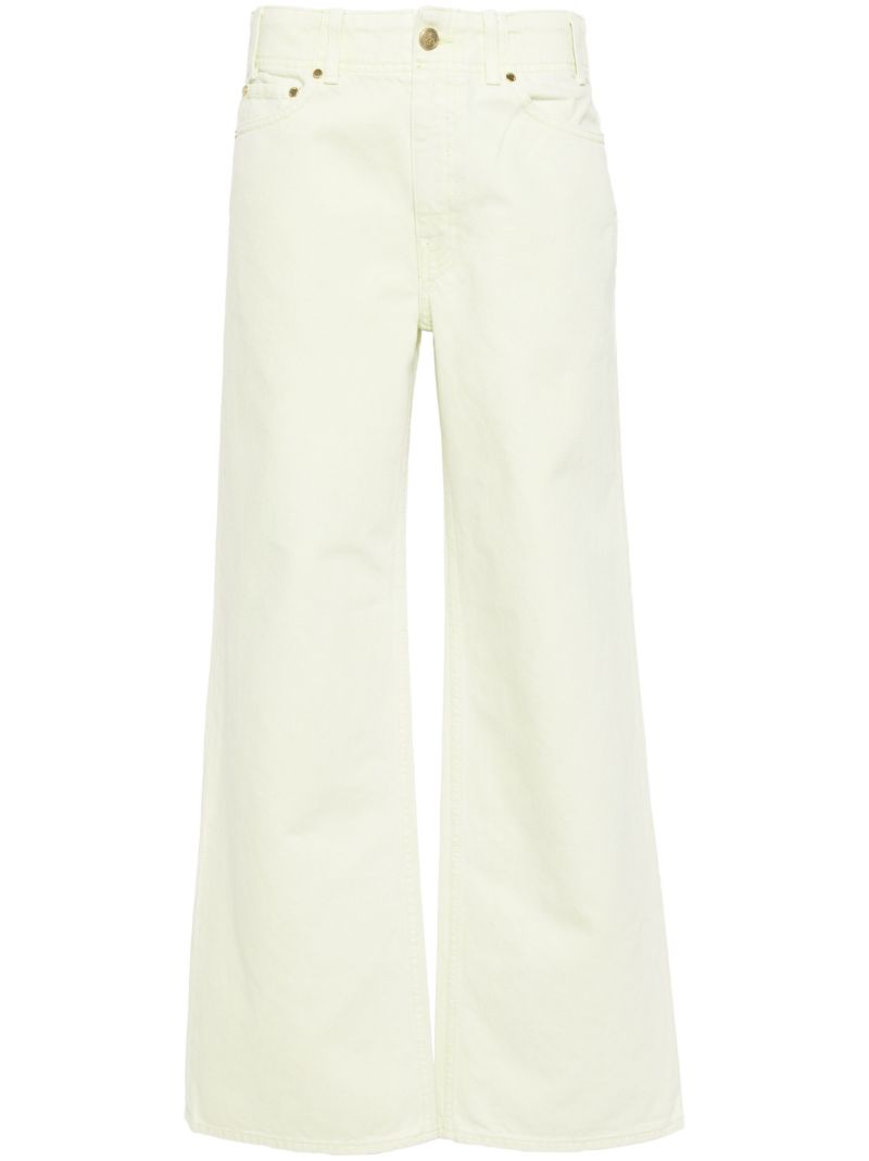Green Elodie High-rise Straight Jeans