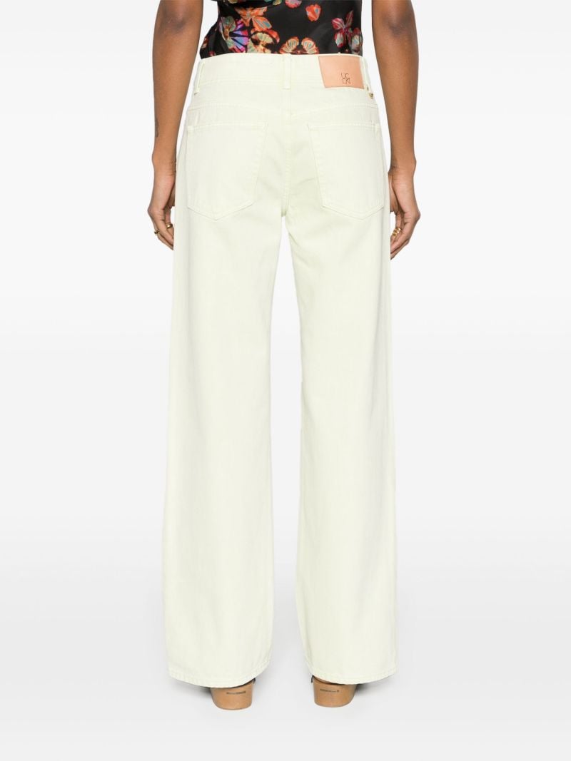 Green Elodie High-rise Straight Jeans