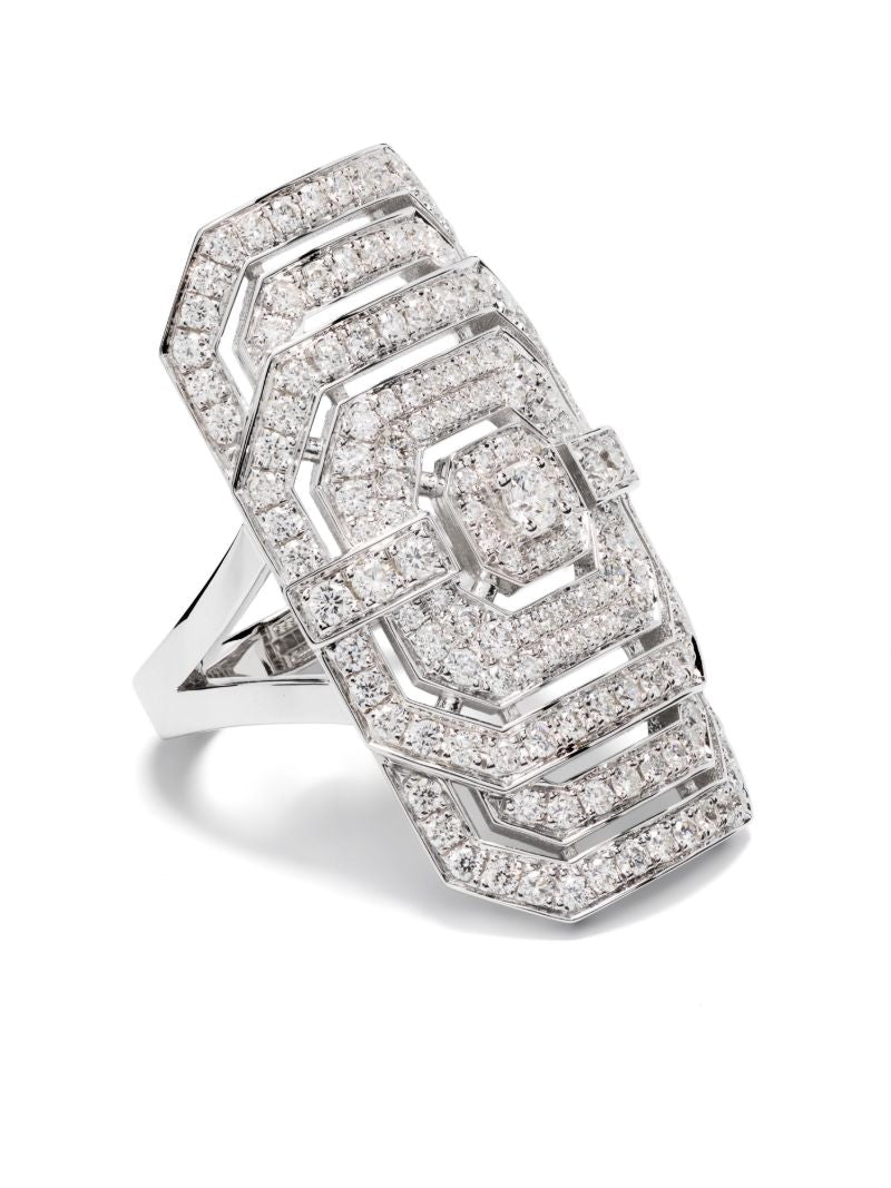 18k White Gold Ring My Way Xxl Diamond Ring