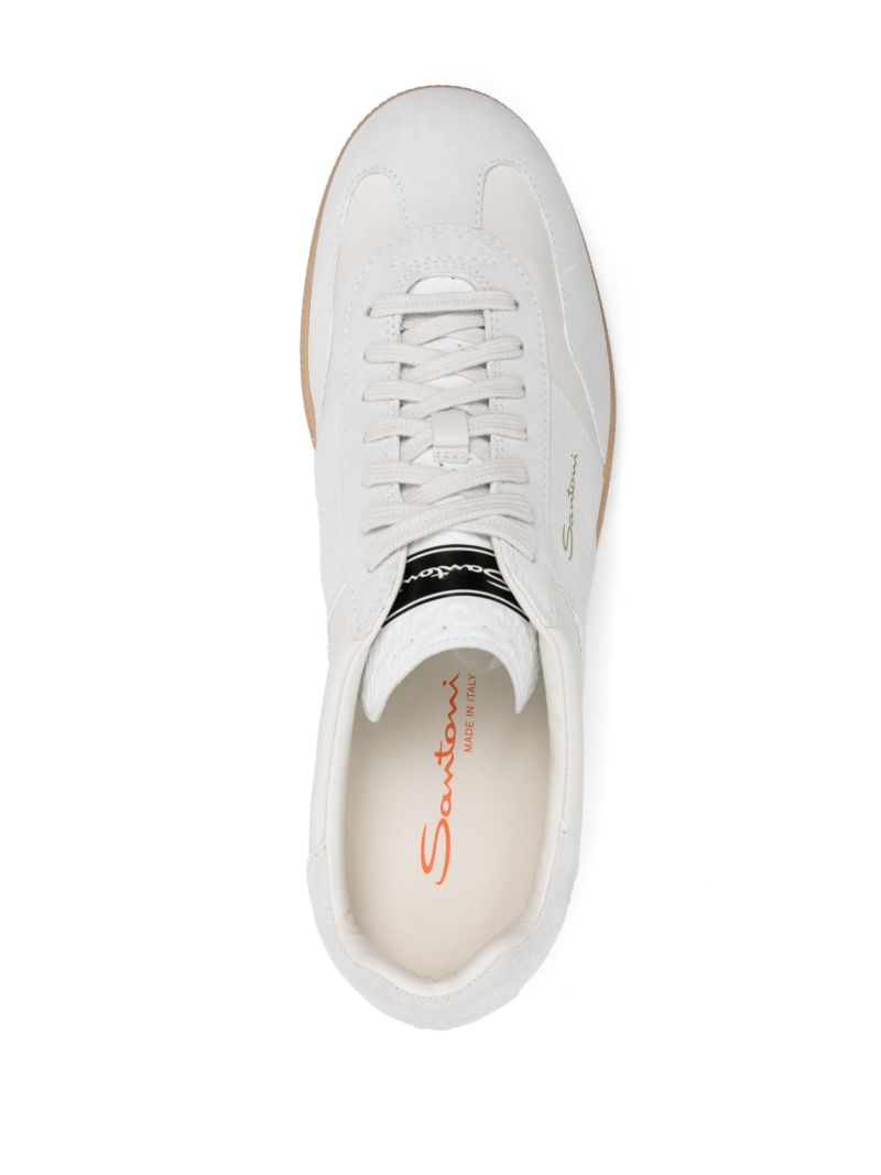 White Leather Sneakers