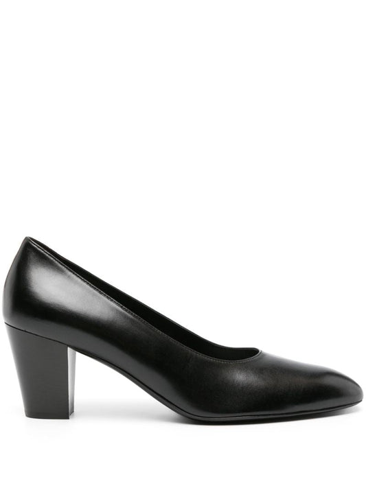 Black  Luisa 65 Leather Pumps