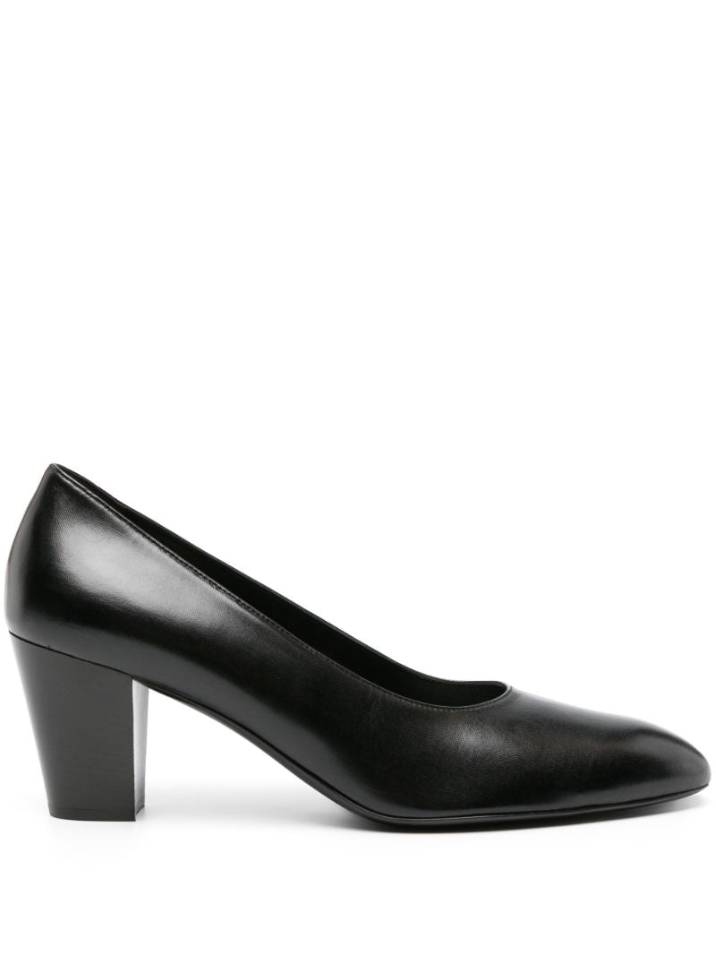 Black  Luisa 65 Leather Pumps