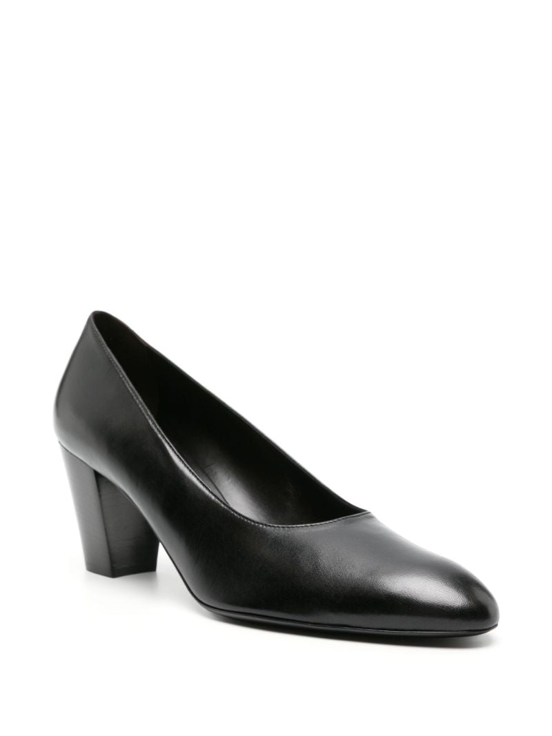 Black  Luisa 65 Leather Pumps