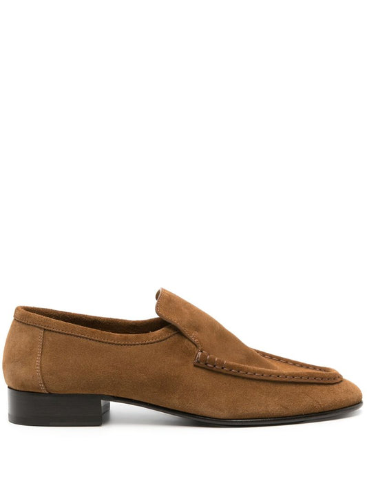 Brown Suede Loafers