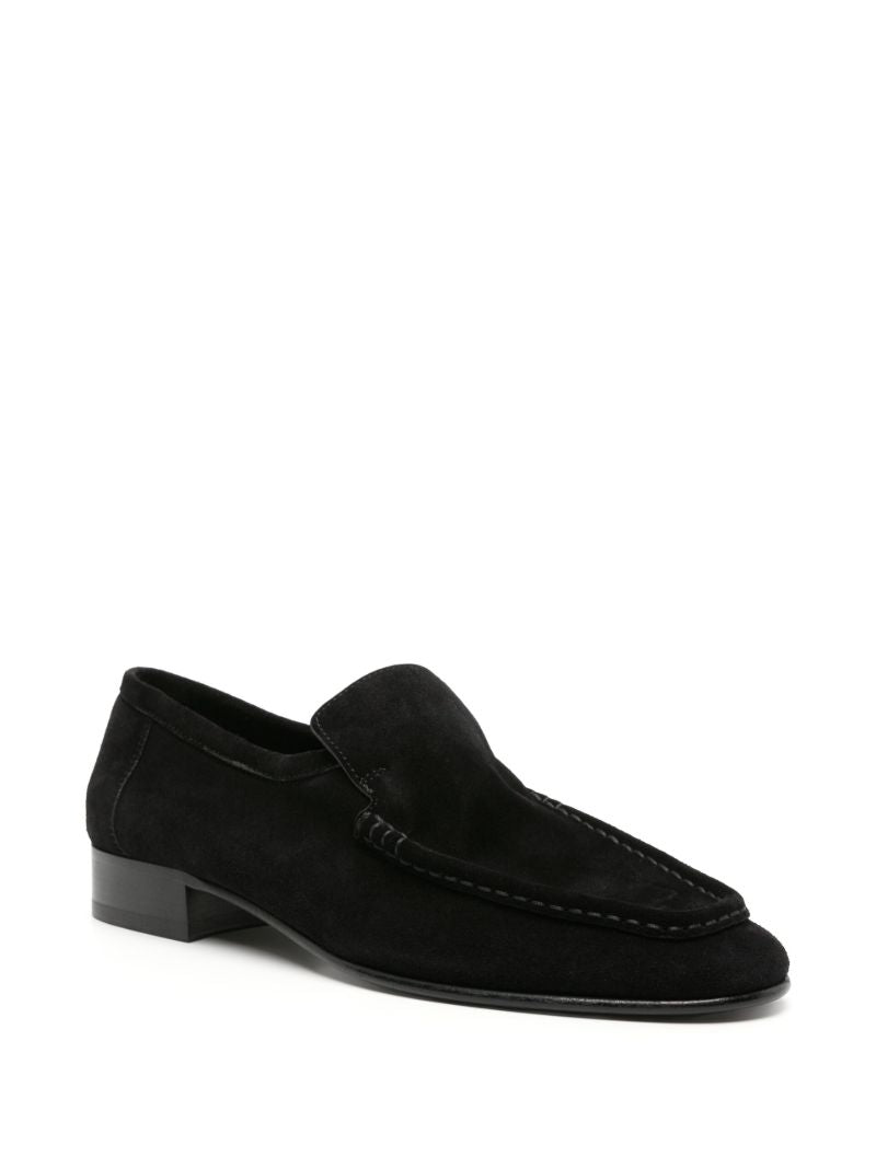 Black Suede Loafers