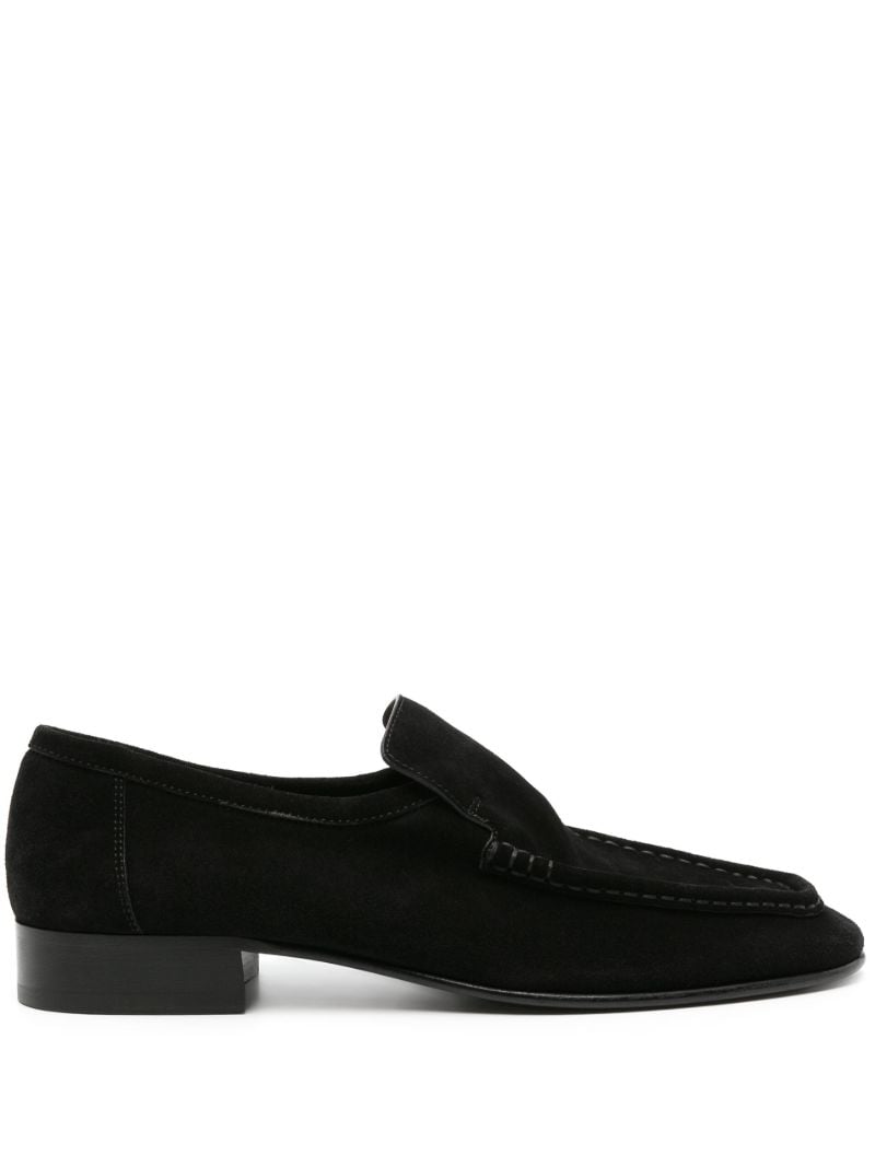 Black Suede Loafers
