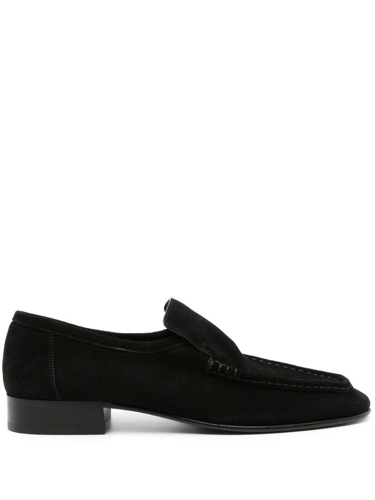 Black Suede Loafers