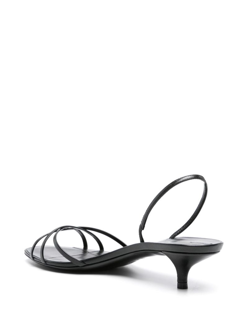 Black Harlow 35 Slingback Sandals