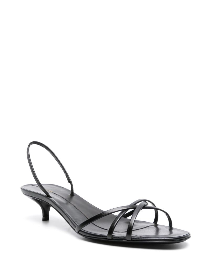 Black Harlow 35 Slingback Sandals