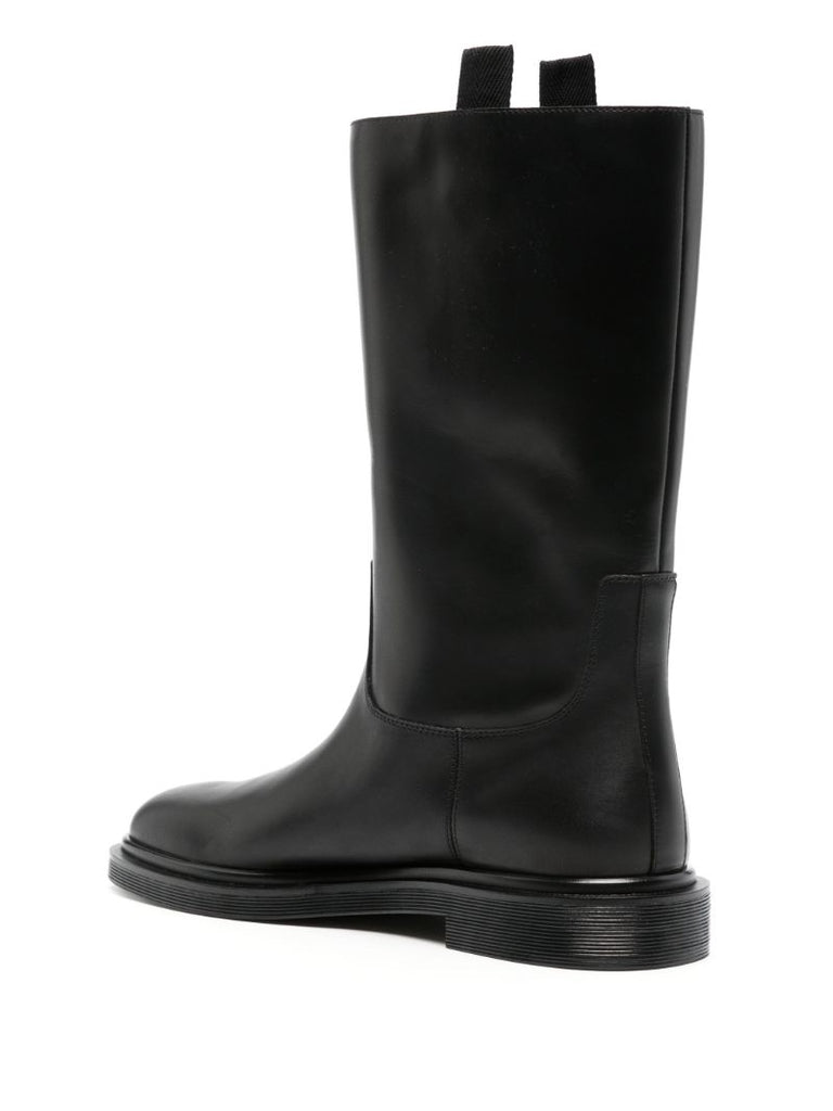 Black Ranger Leather Boots