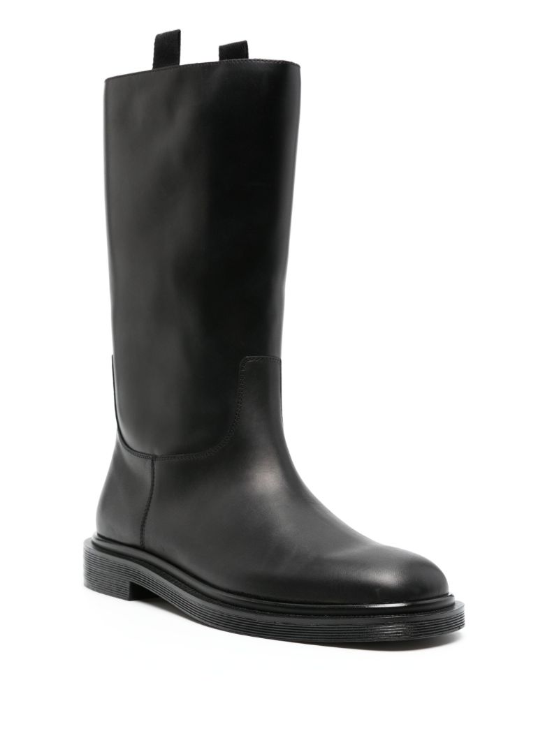 Black Ranger Leather Boots